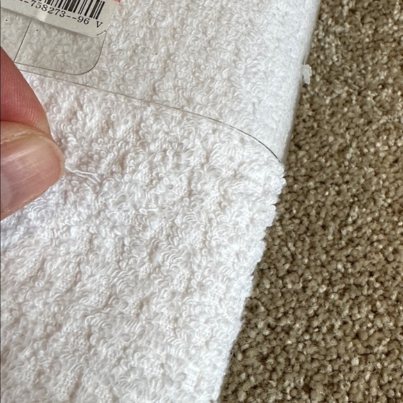 Casaba White Kitchen Towel Set with Snowman Design - Picture 3 of 3